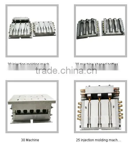 roll-on bottles molds, plastic bottles moulds, injection blowing molds