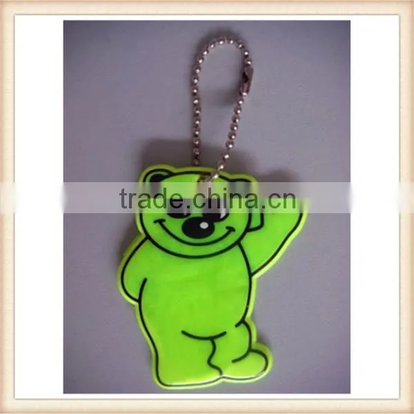 Promotional gifts cheap reflective heart shaped photo keychain, heart keychain