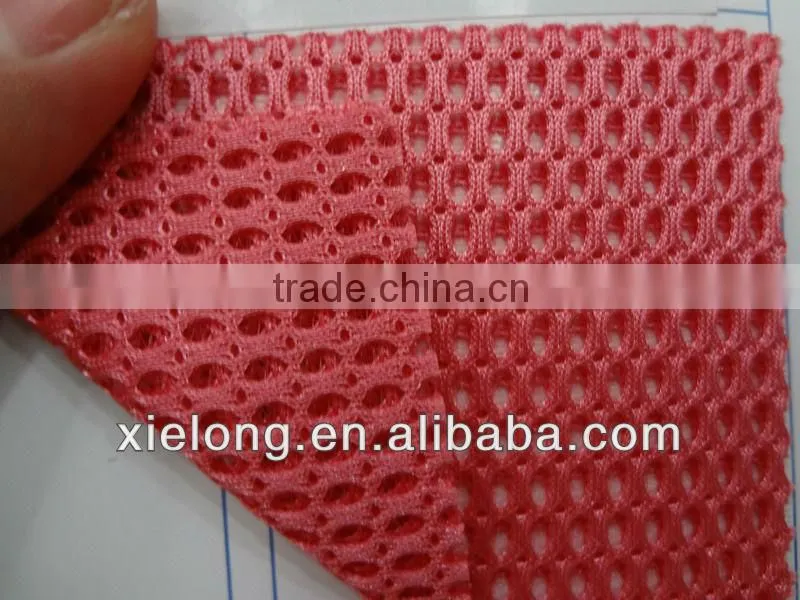 Breathable red fabric meterial for footwear