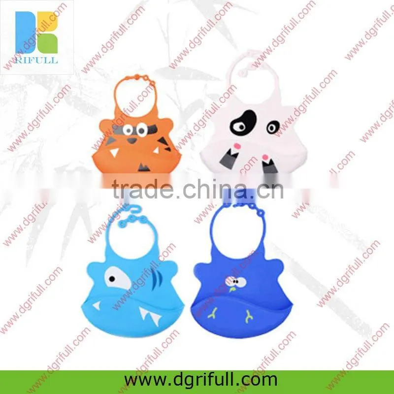 FDA silicone custom print baby bibs