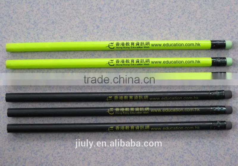 round shape black wood with diamond HB pencil