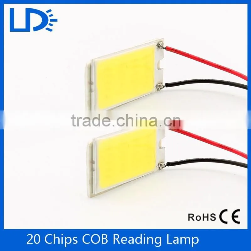 Car top light led cob 20chips readling light