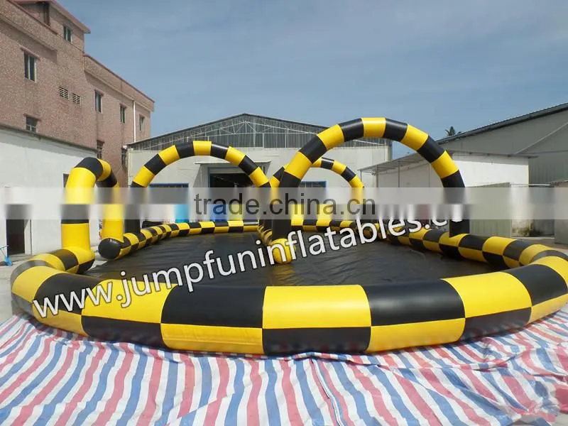 zorb ball race track,inflatable race track for zorb ball