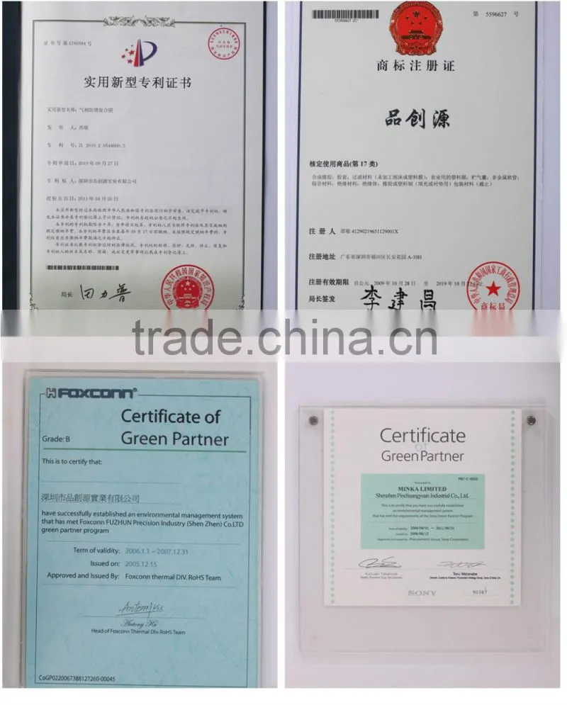 gray self-adhesive back sealed plastic pe bag