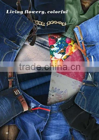 2016 soften staight men jeans material 99cotton 1polyester denim fabric