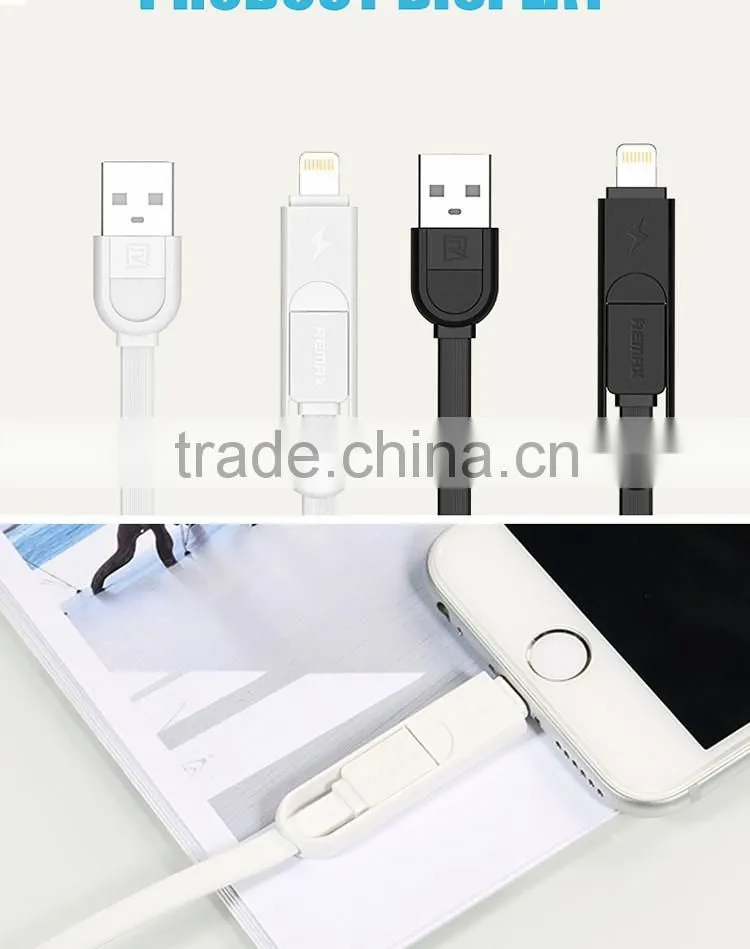 REMAX Elegant High Speed Quick Charging Data micro 2 in 1 USB Cable