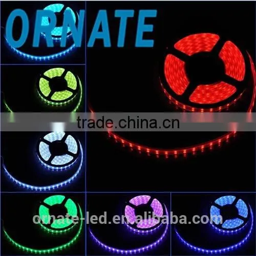12v 24v dc rgb waterproof flexible 3528 5050 smd led strip light for car bike