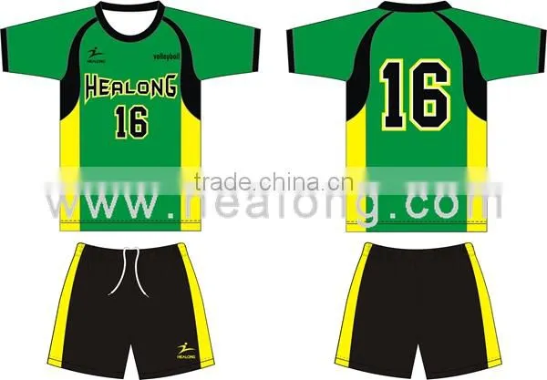 custom camo brand volleyball jersey /set