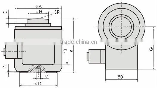 column-style load cell