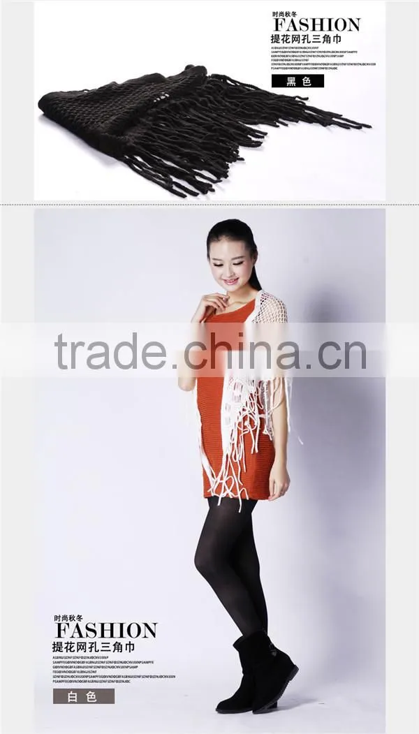 Striped warp knitting scarf with pattern manufacturer