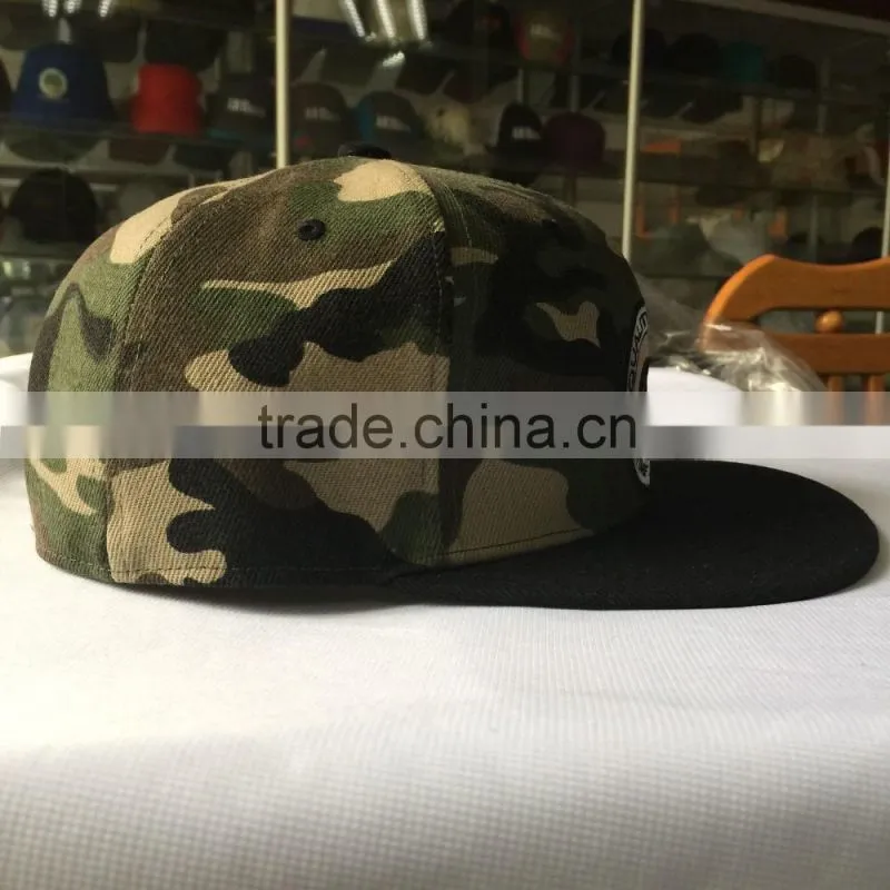 Camo flat bill cap trukfit snapback cap