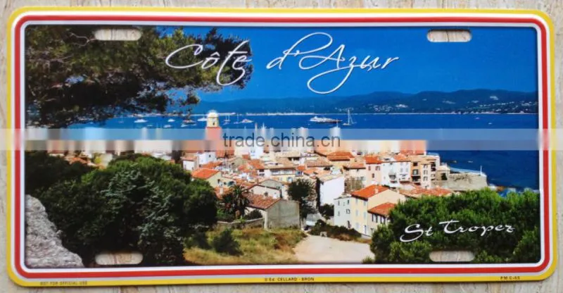 wall decorative license plate wholesale