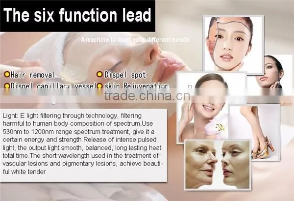 Skin Whitening Treatment/Laser Hair Removal SHR IPL Machine Laser Treatment For Skin Whitening