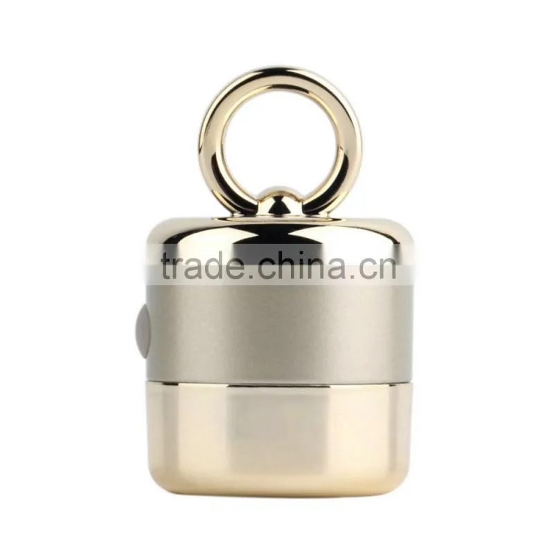 3D dynamic beauty makeup puff electric vibration powder puff with ring handle