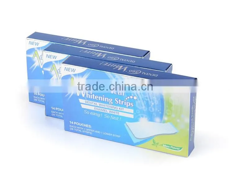 teeth whitening 3d advanced strips mint flavor | dental whitestrips