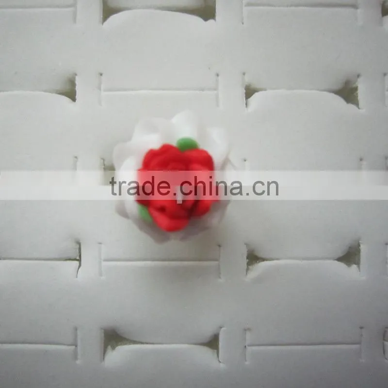 2014 Latest New Design decoration artificial crafts rose shaped Finger Ring for kids