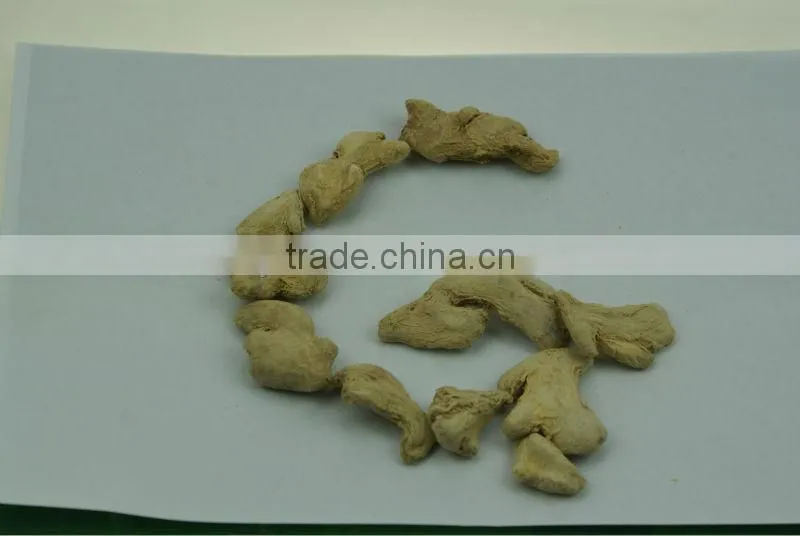White with light yellow AD dried slice ginger