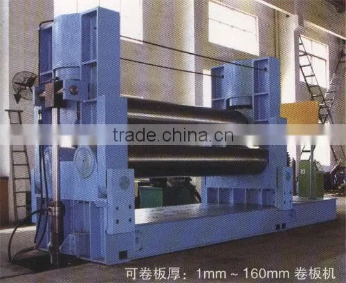 Series W11Y hydraulic 3-roller symmetrical plate rolling machine