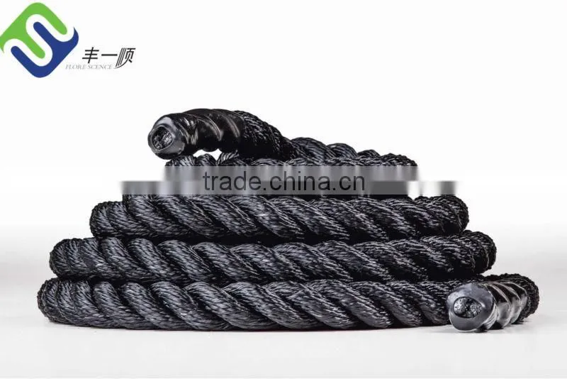 2 inches Polydacron battle rope for fitness body building