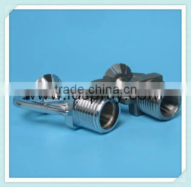 3/4",1/2",1" copper alloy 90 degree and 120 degree fire hydrant fighting nozzles