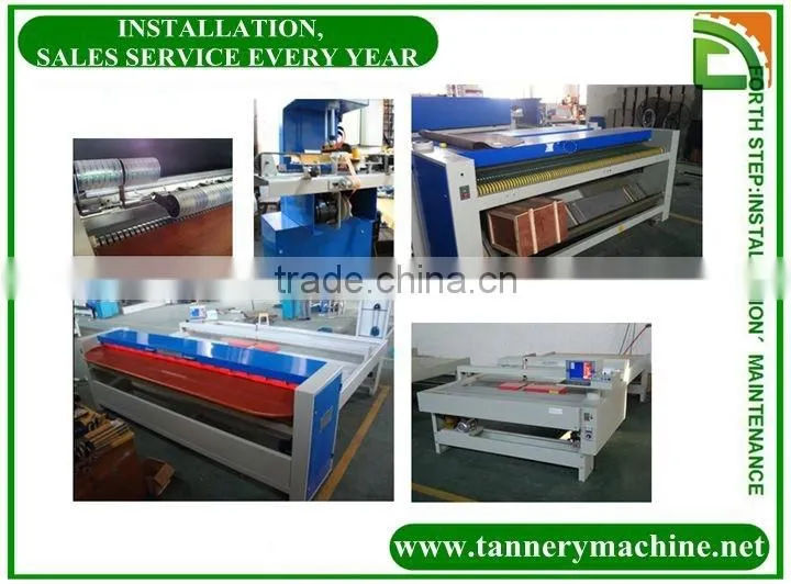 wet blue or finished dry leather stainless steel finish leather measuring machine
