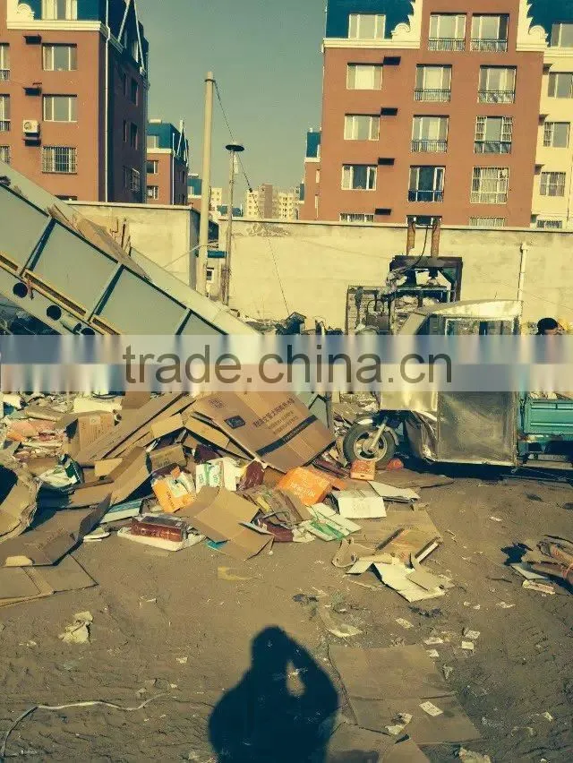 125T hydraulic horizontal baler,cardboard baling press machine