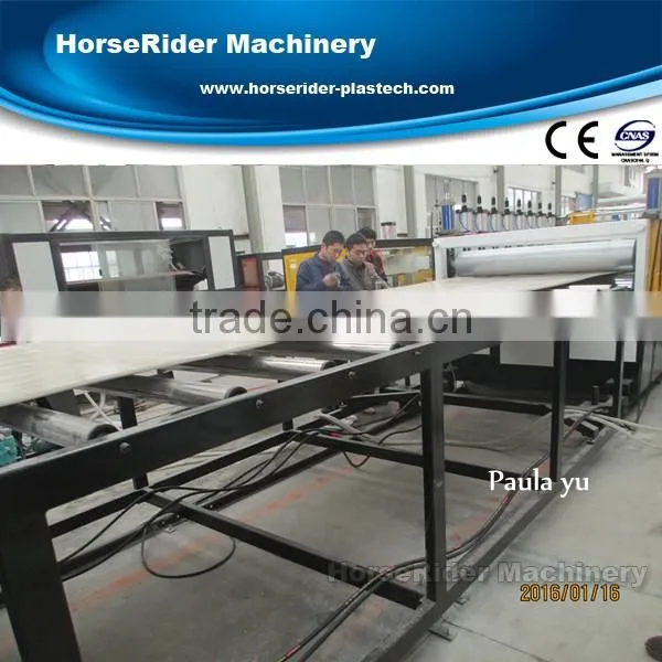pvc foam board production line/plastic sheet making machine/plastic extrusion machine extruder