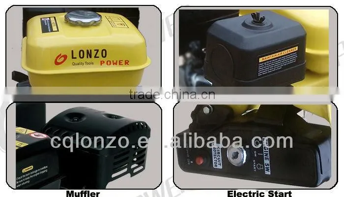 New LZ168FD 7HP Electric Start 4-Stroke Single Cylinder Gasoline Engine