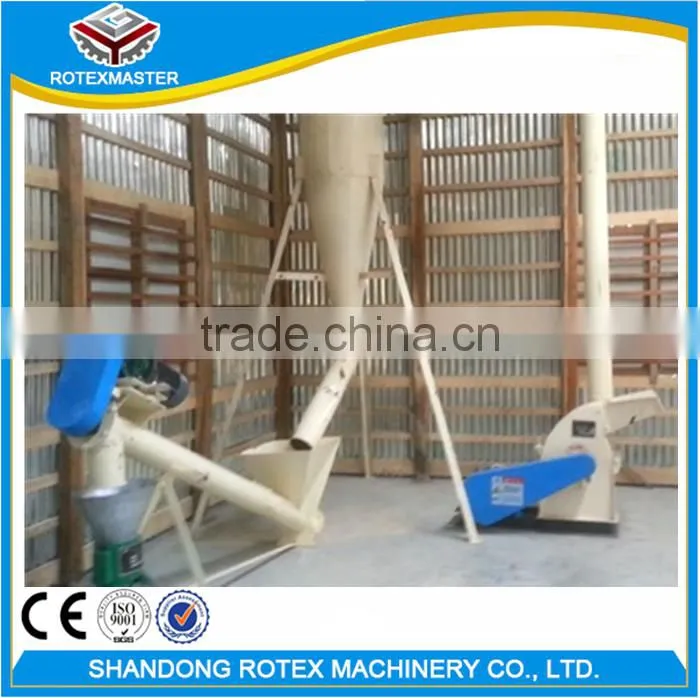Diesel wood crusher machine mobile type wood chips hammer mill