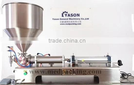 Small Scale Single Head Cream Shampoo Filling Machine for 10-300ml