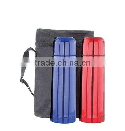 HOT SALE Atlasware vacuum flask gift sets with FDA SGS LFGB certification 1000ml vacuum flask with two 14OZ auto mugs / tea mugs