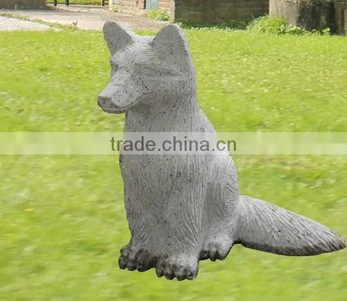 Natural Granite Stone Fox Statue