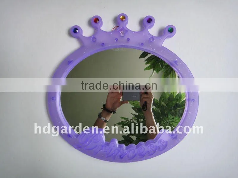 Plastic round mirror