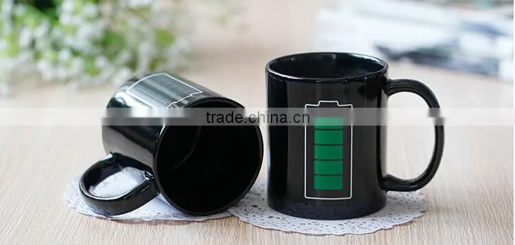Haonai new style hot sale High quality color change ceramic mug