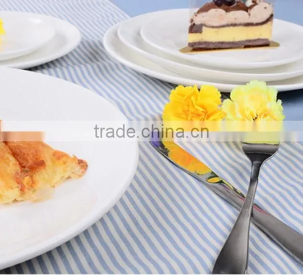 custom porous ceramic plates white porcelain serving dishes