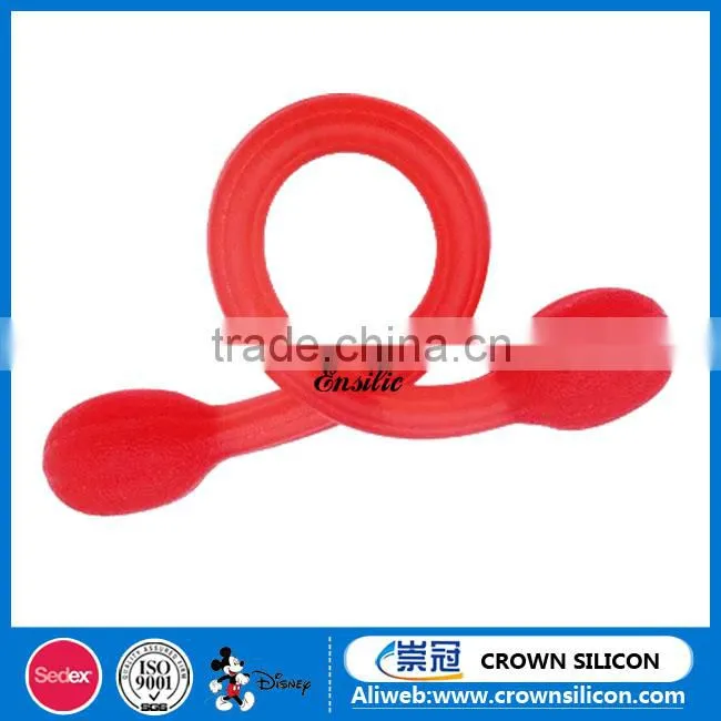 Love sport high quality silicone fitness rope,silicone wall pulley