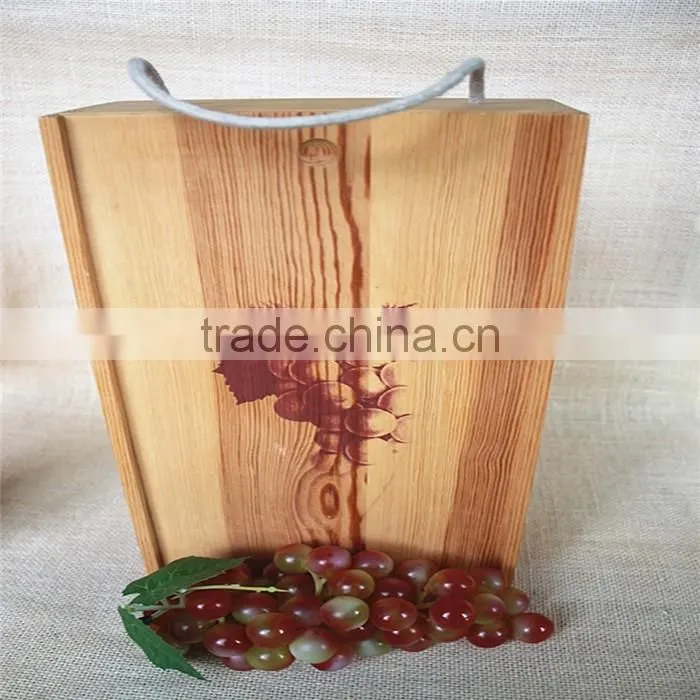 Cheap wood wine box wooden wine gift box for sale