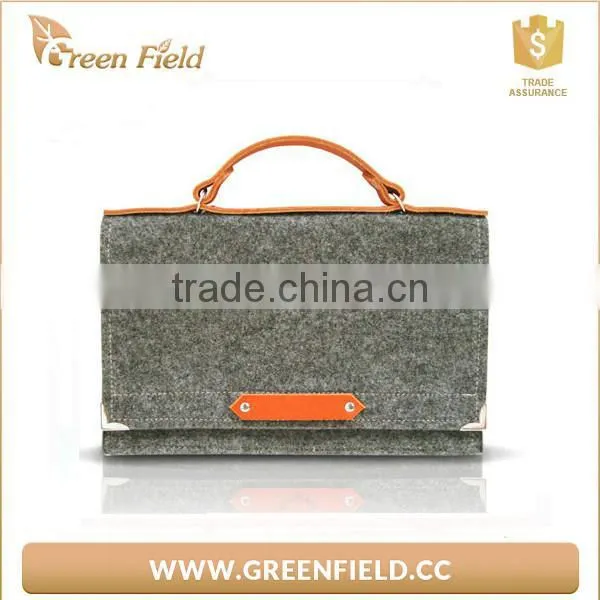 recycling wool felt tote bags, customized felt shopping bag