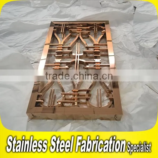 Customed Modern Stainless Steel Decorative Window Grill Design