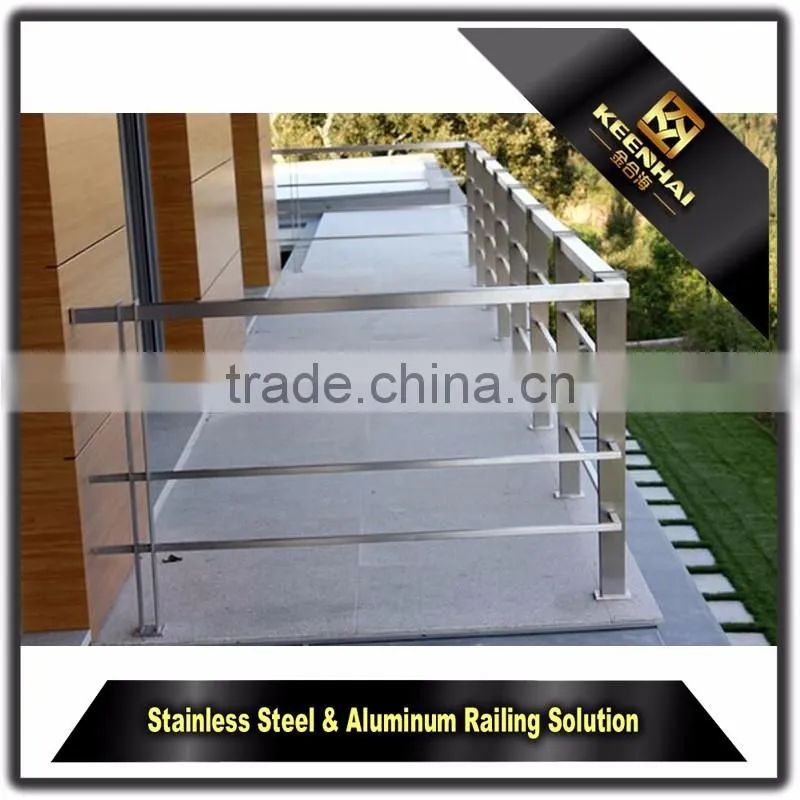 Modern Design Outdoor Stair Balcony 304 Stainless Steel Railing