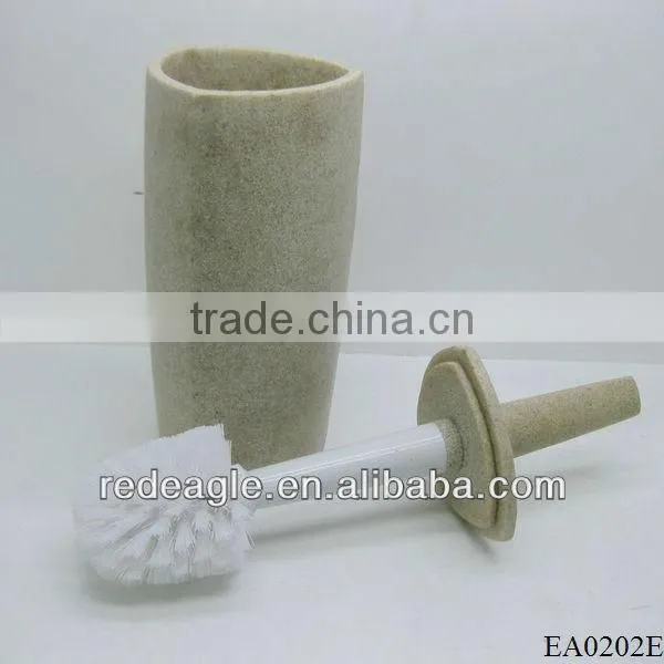 Unique sandstone toliet brush holder with high quality water-proof effect for factory promotion