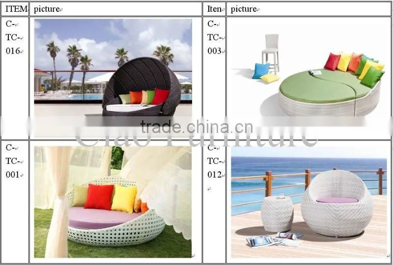 Bali modern home outdoor leisure day bed for sale