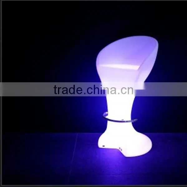 Led light chair with cushion for wedding
