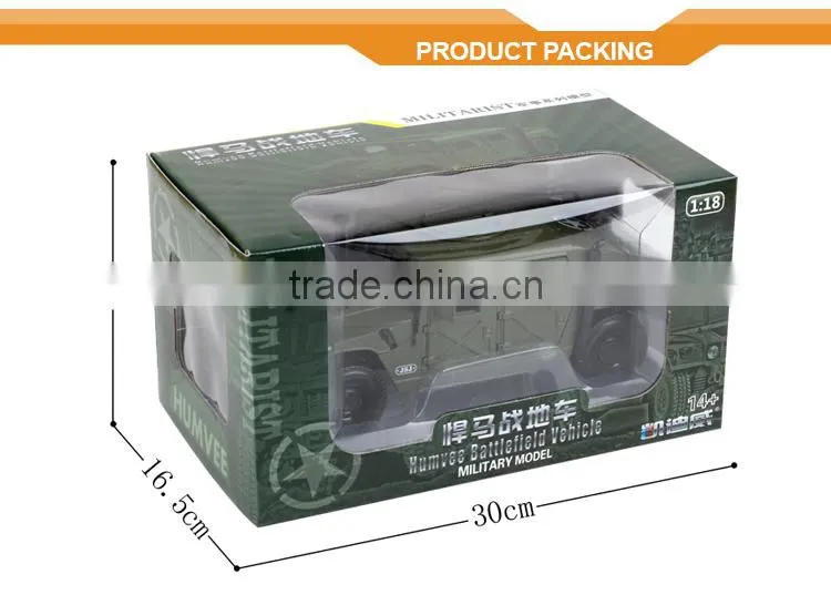 New Arrival! China Wholesale Alloy Battle Car Toy 1/18 Diecast Car for Sale