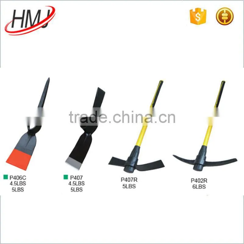 Chinese production P402 P404 slap-up railway steel pickaxe