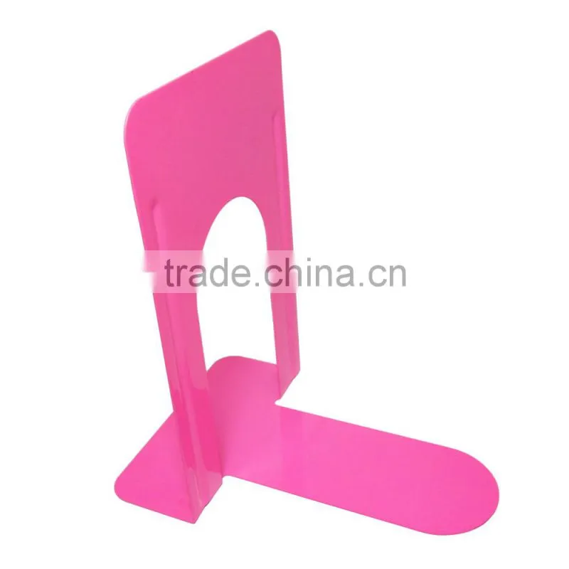 High quality colored 9" metal bookend