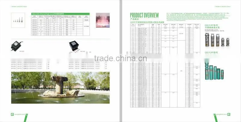 mini water fountain yuanhua pump for water fountain