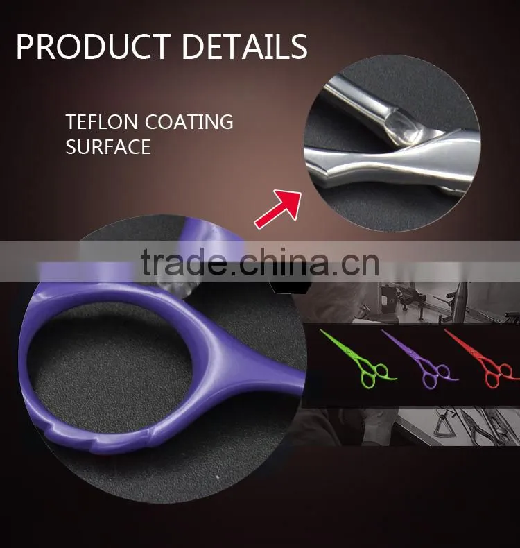 Professional Hair scissors set with teflon coating barber scissors kit