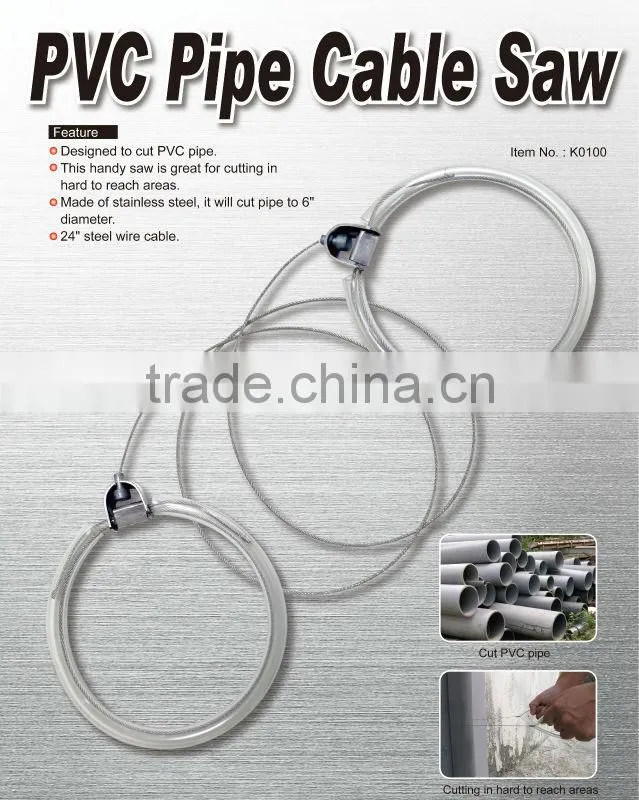 PVC Pipe Cable Saw