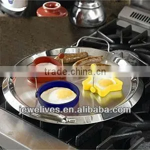 Hot selling heart shape silicone egg tart mold